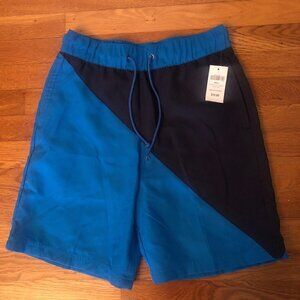 NWT Bass Pro Shop Mens Size Small Swim Trunks Blue Colorblock